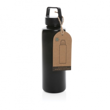 Logo trade advertising products picture of: RCS certified recycled PP water bottle with handle