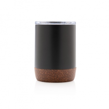 Logo trade promotional giveaways image of: RCS Re-steel cork small vacuum coffee mug