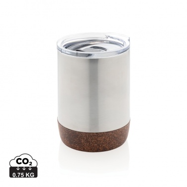 Logo trade promotional products image of: RCS Re-steel cork small vacuum coffee mug