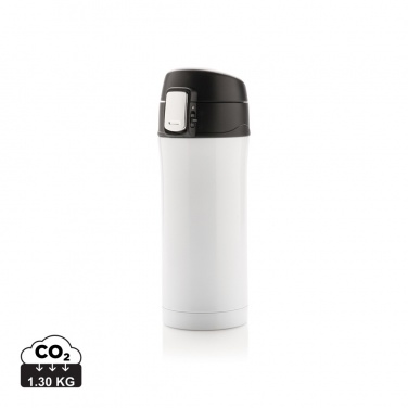 Logo trade promotional items picture of: RCS Recycled stainless steel easy lock vacuum mug