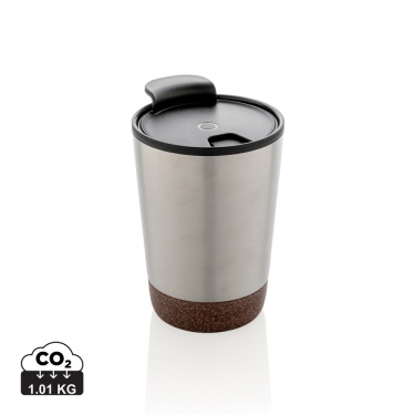 Logotrade promotional merchandise image of: GRS RPP stainless steel cork coffee tumbler