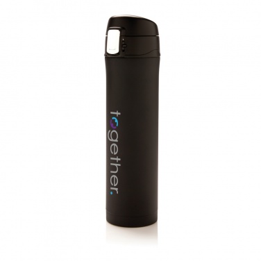 Logo trade promotional merchandise image of: RCS Re-steel easy lock vacuum flask