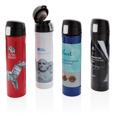 Logo trade advertising product photo of: RCS Re-steel easy lock vacuum flask