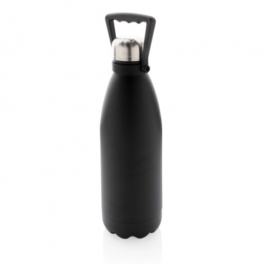 Logotrade promotional merchandise picture of: RCS Recycled stainless steel large vacuum bottle 1.5L