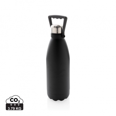 Logotrade promotional giveaway image of: RCS Recycled stainless steel large vacuum bottle 1.5L