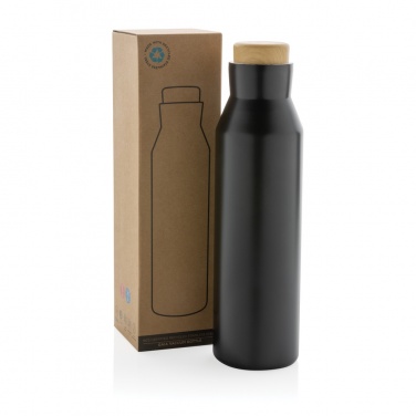 Logo trade promotional gift photo of: Gaia RCS certified recycled stainless steel vacuum bottle