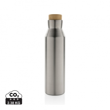 Logo trade promotional giveaways image of: Gaia RCS certified recycled stainless steel vacuum bottle