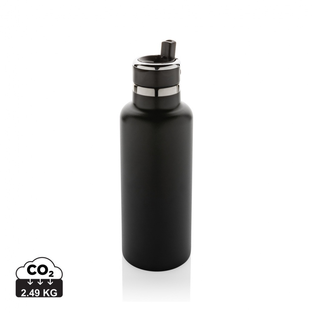 Logo trade promotional products image of: Hydro RCS recycled stainless steel vacuum bottle with spout