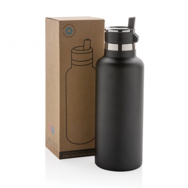 Logotrade promotional item image of: Hydro RCS recycled stainless steel vacuum bottle with spout