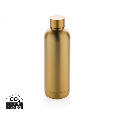 Logo trade promotional merchandise image of: RCS Recycled stainless steel Impact vacuum bottle