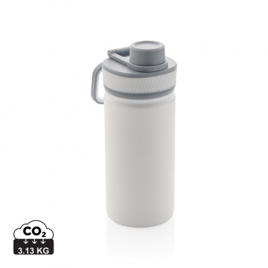 Logotrade corporate gift image of: Vacuum stainless steel bottle with sports lid 550ml