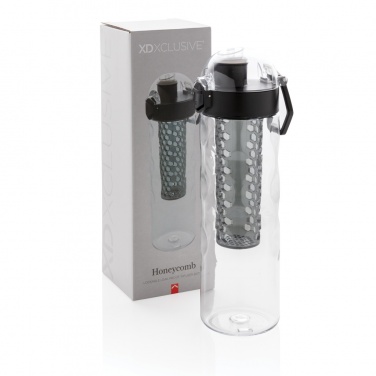 Logo trade promotional giveaways picture of: Honeycomb lockable leak proof infuser bottle