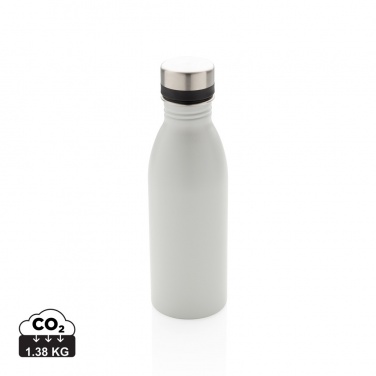 Logo trade business gifts image of: Deluxe stainless steel water bottle