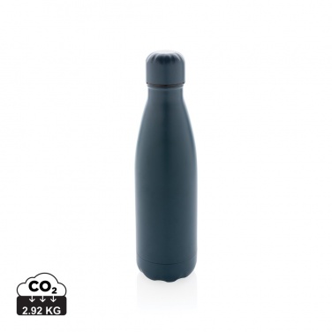 Logo trade promotional products image of: Solid colour vacuum stainless steel bottle 500 ml