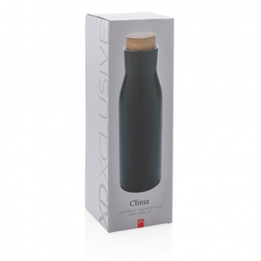 Logo trade promotional gift photo of: Clima leakproof vacuum bottle with steel lid