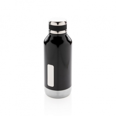 Logotrade promotional merchandise picture of: Leak proof vacuum bottle with logo plate