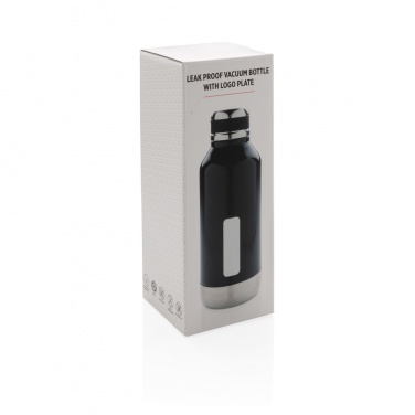 Logo trade business gift photo of: Leak proof vacuum bottle with logo plate