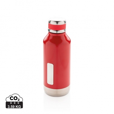 Logotrade business gift image of: Leak proof vacuum bottle with logo plate