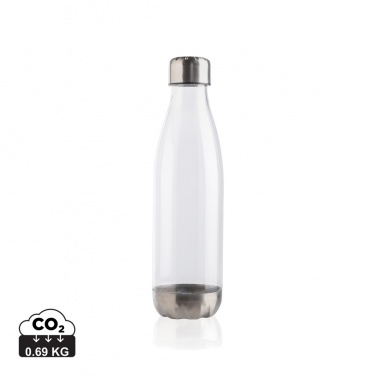 Logo trade promotional items image of: Leakproof water bottle with stainless steel lid