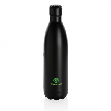 Logo trade promotional product photo of: Solid colour vacuum stainless steel bottle 1L