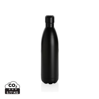 Logotrade promotional product picture of: Solid colour vacuum stainless steel bottle 1L