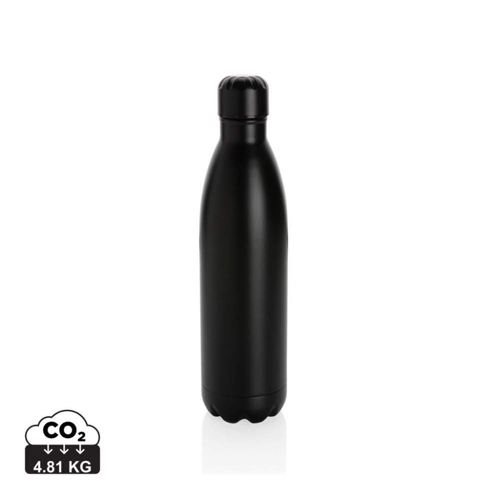 Logo trade advertising products image of: Solid colour vacuum stainless steel bottle 750ml