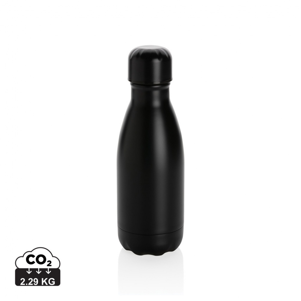 Logotrade promotional giveaway image of: Solid colour vacuum stainless steel bottle 260ml