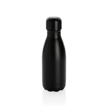 Logo trade promotional merchandise image of: Solid colour vacuum stainless steel bottle 260ml