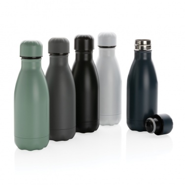 Logo trade promotional giveaway photo of: Solid colour vacuum stainless steel bottle 260ml