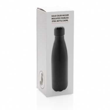 Logotrade promotional gift image of: Solid colour vacuum stainless steel bottle 260ml