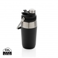 Vacuum stainless steel dual function lid bottle 500ml, black