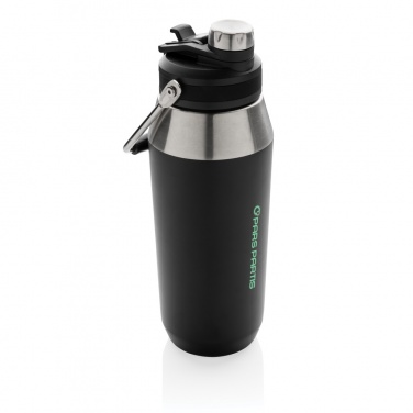 Logotrade business gift image of: Vacuum stainless steel dual function lid bottle 1L