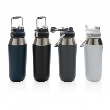 Logotrade promotional merchandise picture of: Vacuum stainless steel dual function lid bottle 1L