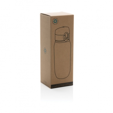 Logo trade promotional giveaways image of: Yide RCS Recycled PET leakproof lockable waterbottle 600ml