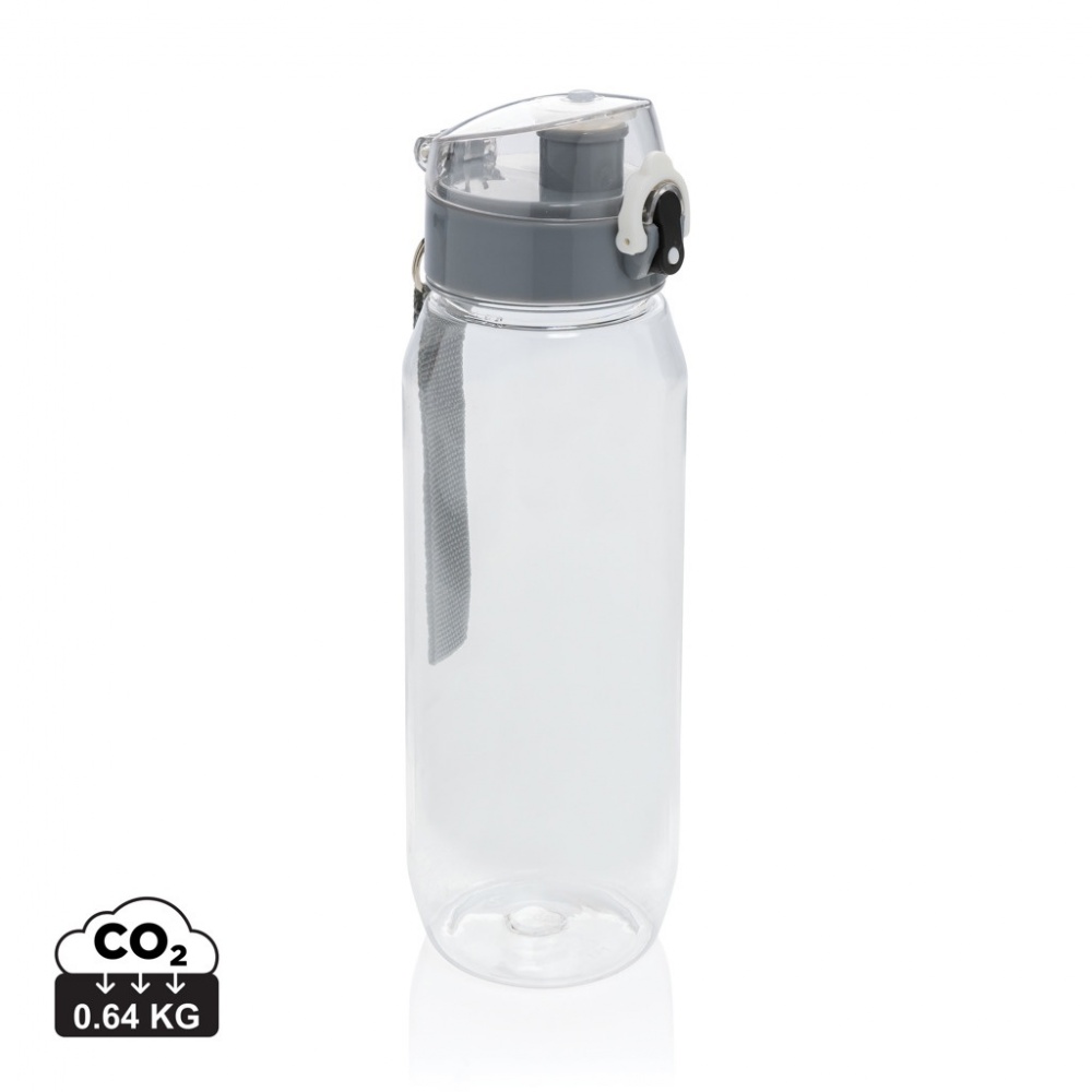 Logo trade promotional gift photo of: Yide RCS Recycled PET leakproof lockable waterbottle 800ml