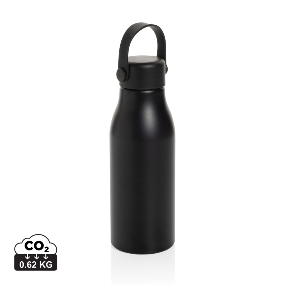 Logo trade promotional products picture of: Pluto RCS Certified recycled aluminium bottle 680ml