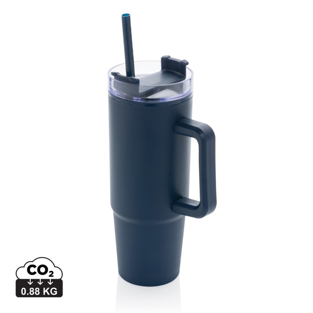 Logo trade promotional products image of: Tana RCS plastic tumbler with handle 900ml