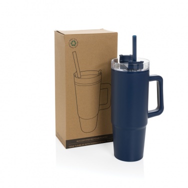 Logo trade promotional merchandise image of: Tana RCS plastic tumbler with handle 900ml