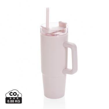 Logo trade promotional items image of: Tana RCS plastic tumbler with handle 900ml