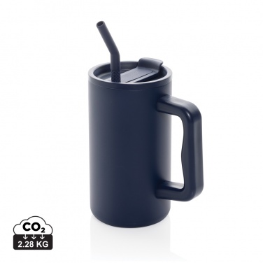 Logotrade promotional product picture of: Cube RCS certified recycled steel mug 800ml