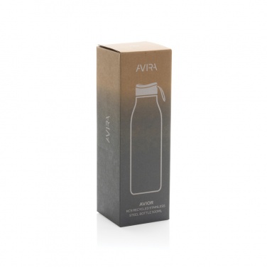 Logo trade promotional giveaway photo of: Avira Avior RCS Re-steel bottle 500 ML