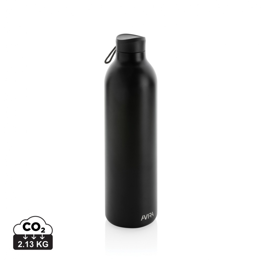 Logo trade promotional gifts image of: Avira Avior RCS Re-steel bottle 1L