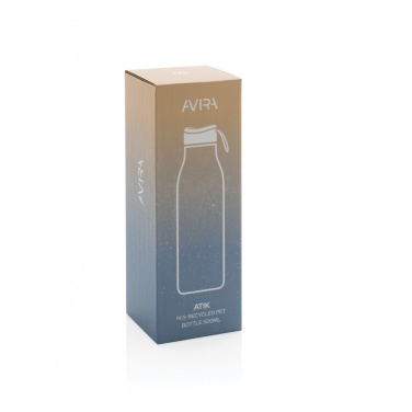 Logo trade promotional merchandise image of: Avira Atik RCS Recycled PET bottle 500ML