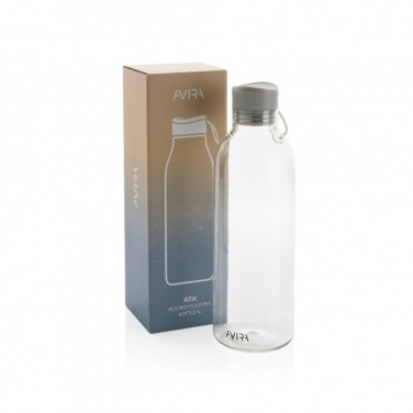 Logo trade promotional products image of: Avira Atik RCS Recycled PET bottle 1L