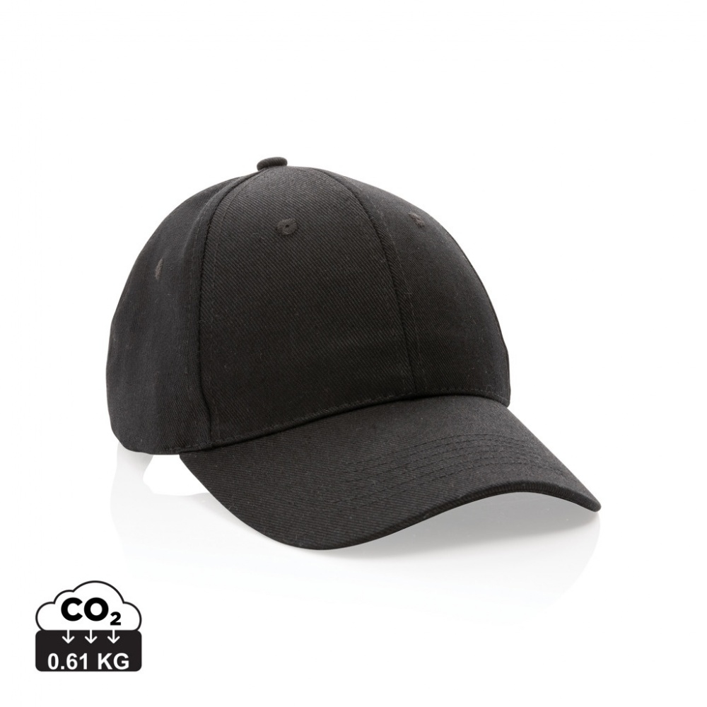 Logotrade promotional item picture of: Impact 6 panel 280gr Recycled cotton cap with AWARE™ tracer