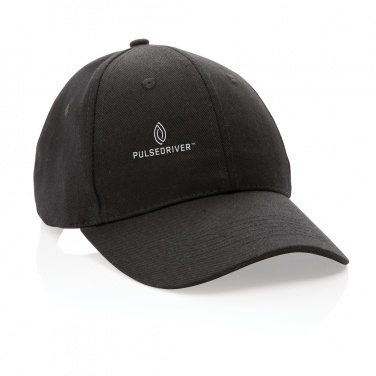 Logotrade business gift image of: Impact 6 panel 280gr Recycled cotton cap with AWARE™ tracer