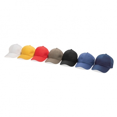 Logo trade promotional giveaways picture of: Impact 6 panel 280gr Recycled cotton cap with AWARE™ tracer