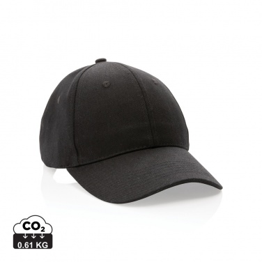 Logo trade advertising product photo of: Impact 6 panel 280gr Recycled cotton cap with AWARE™ tracer