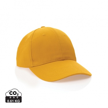 Logo trade promotional item photo of: Impact 6 panel 280gr Recycled cotton cap with AWARE™ tracer