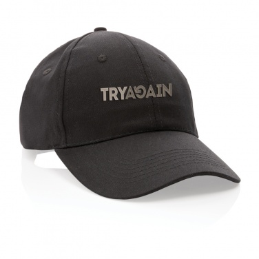 Logotrade promotional product image of: Impact 6 panel 190gr Recycled cotton cap with AWARE™ tracer